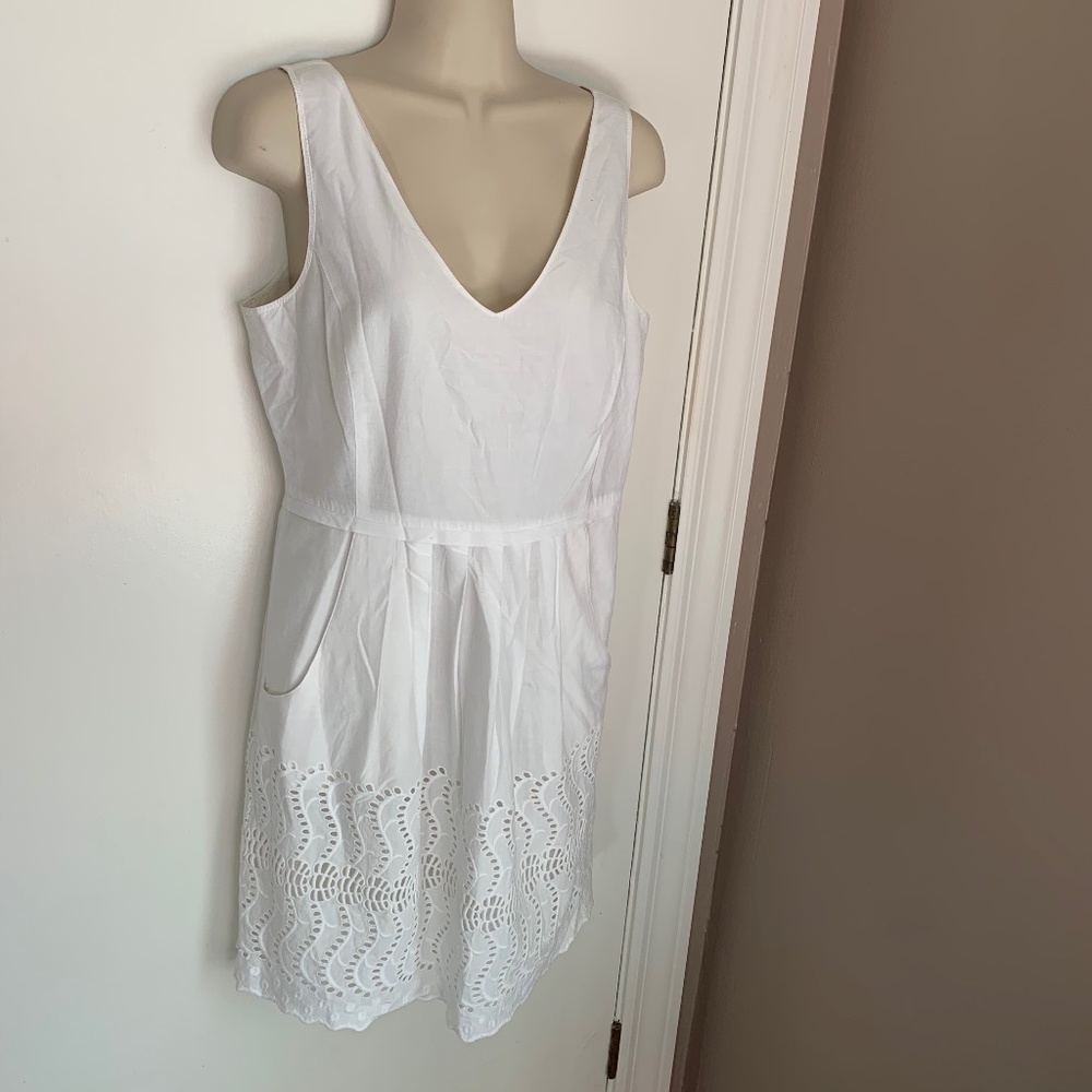 J Crew laser cut skirt sundress